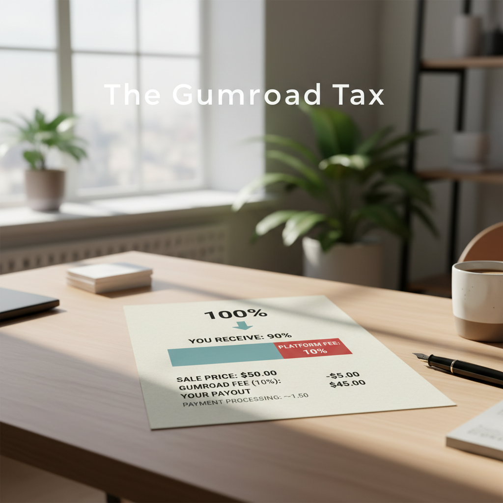 The Gumroad Tax: What a 10% Platform Fee Costs You
