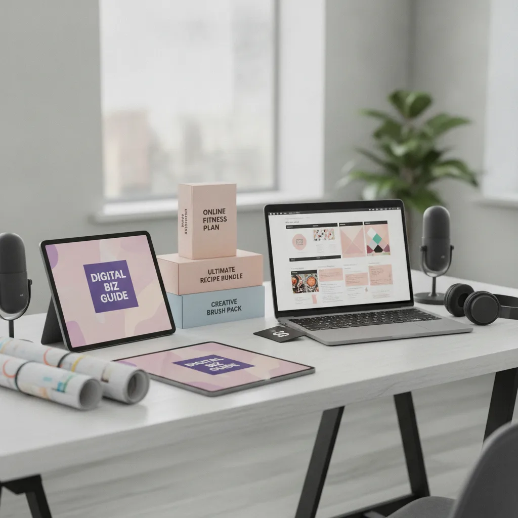 Creator setting up an online store